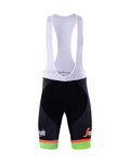 BONAVELO Krótkie spodnie kolarskie z szelkami - TREK 2017 - żółty/czarny