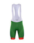 BONAVELO Krótkie spodnie kolarskie z szelkami - BARDIANI 2017 - zielony