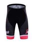 Krótkie spodnie kolarskie bez szelek - TREK 2017 - różowy/czarny