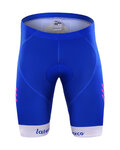 Krótkie spodnie kolarskie bez szelek - QUICKSTEP 2017 - niebieski