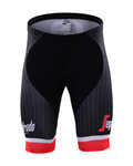 BONAVELO Krótkie spodnie kolarskie bez szelek - TREK RED 2017 - czarny