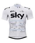 Koszulka kolarska z krótkim rękawem - SKY 2017 - biały