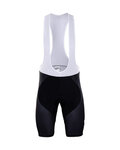 BONAVELO Krótkie spodnie kolarskie z szelkami - MOVISTAR 2018 - czarny