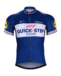 BONAVELO Koszulka kolarska z krótkim rękawem - QUICKSTEP 2018 - niebieski/biały