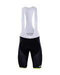 Krótkie spodnie kolarskie z szelkami - ORICA 2018 - czarny