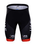 Krótkie spodnie kolarskie bez szelek - UAE 2018 - czerwony/czarny