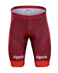 Krótkie spodnie kolarskie bez szelek - KATUSHA 2018 - bordowy/czerwony