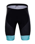 Krótkie spodnie kolarskie bez szelek - BORA 2018 - zielony/czarny