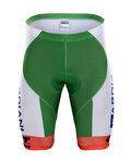 Krótkie spodnie kolarskie bez szelek - BARDIANI 2018 - pomarańczowy/zielony/biały