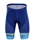 Krótkie spodnie kolarskie bez szelek - ASTANA 2018 - niebieski/jasnoniebieski