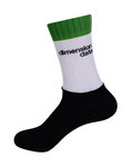 BONAVELO Kolarskie klasyczne skarpetki - DIMENSION DATA 2018 - biały/zielony/czarny