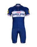 BONAVELO Krótka koszulka kolarska i spodenki - QUICKSTEP 2018 - niebieski