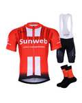 BONAVELO Kolarski mega zestaw - SUNWEB 2019 - czerwony/czarny