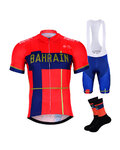 BONAVELO Kolarski mega zestaw - BAHRAIN MERIDA 2019 - niebieski/czerwony