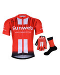 BONAVELO Kolarski mega zestaw - SUNWEB 2019 - czerwony/czarny