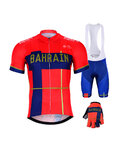 BONAVELO Kolarski mega zestaw - BAHRAIN MERIDA 2019 - czerwony/niebieski