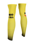 BONAVELO Kolarskie ochraniacze na nogi - JUMBO-VISMA 2019 - żółty