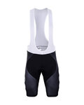 BONAVELO Krótkie spodnie kolarskie z szelkami - CCC 2019 - czarny
