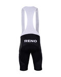 BONAVELO Krótkie spodnie kolarskie z szelkami - CCC RENO 2019 - czarny