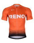 BONAVELO Koszulka kolarska z krótkim rękawem - CCC RENO 2019 - pomarańczowy