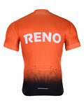 BONAVELO Koszulka kolarska z krótkim rękawem - CCC RENO 2019 - pomarańczowy