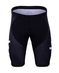 BONAVELO Krótkie spodnie kolarskie bez szelek - SKY 2019 - czarny