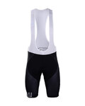 BONAVELO Krótkie spodnie kolarskie z szelkami - SLOVAKIA 2019 - czarny