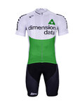 BONAVELO Krótka koszulka kolarska i spodenki - DIMENSION DATA 2019 - zielony/czarny/biały