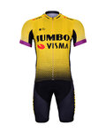 BONAVELO Krótka koszulka kolarska i spodenki - JUMBO-VISMA 2019 - czarny/żółty
