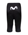 BONAVELO Krótkie spodnie kolarskie bez szelek - MOVISTAR 2020 KIDS - czarny