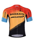BONAVELO Koszulka kolarska z krótkim rękawem - BAHRAIN MCLAREN 2020 - czerwony/żółty/czarny