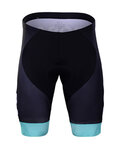 BONAVELO Krótkie spodnie kolarskie bez szelek - BORA 2020 - czarny