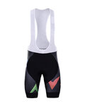 BONAVELO Krótkie spodnie kolarskie z szelkami - ISRAEL 2020 - czarny