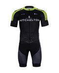 BONAVELO Krótka koszulka kolarska i spodenki - SCOTT 2020 set - zielony/czarny
