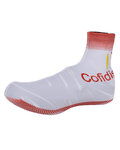 Kolarskie ochraniacze na buty rowerowe - COFIDIS 2020 - czarny/czerwony