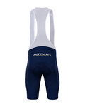 BONAVELO Krótkie spodnie kolarskie z szelkami - ASTANA 2021 - niebieski