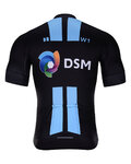 BONAVELO Koszulka kolarska z krótkim rękawem - DSM 2022 - czarny/jasnoniebieski