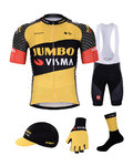 BONAVELO Kolarski mega zestaw - JUMBO-VISMA 2022 - żółty/czarny