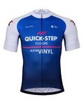BONAVELO Krótka koszulka kolarska i spodenki - QUICKSTEP 2022 - niebieski/biały