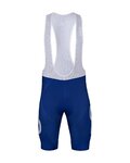 BONAVELO Krótka koszulka kolarska i spodenki - TOTAL ENERGIES 2024 - niebieski/biały/żółty
