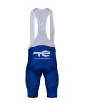 BONAVELO Krótka koszulka kolarska i spodenki - TOTAL ENERGIES 2024 - niebieski/biały/żółty