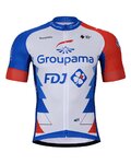 BONAVELO Krótka koszulka kolarska i spodenki - GROUPAMA FDJ 2022 - niebieski/biały/czerwony