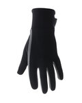 SANTINI Kolarskie rękawiczki z długimi palcami - VEGA - czarny