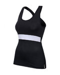 SANTINI Koszulka kolarska bez rękawów - SCIA LADY - czarny
