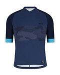 SANTINI Koszulka kolarska z krótkim rękawem - BOSCO MTB - niebieski