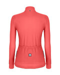 SANTINI Zimowa koszulka kolarska z długim rękawem - COLORE LADY WINTER - różowy