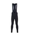 SANTINI Zimowa kolarska koszulka i spodnie - COLORE PURO WINTER - niebieski/czarny