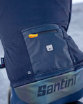 SANTINI Kolarska ocieplana kurtka - VEGA XTREME - niebieski