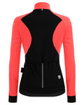 SANTINI Kolarska ocieplana kurtka - CORAL BENGAL LADY - różowy