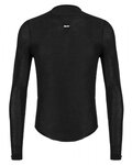 SANTINI Kolarska koszulka z długim rękawem - DRY - czarny